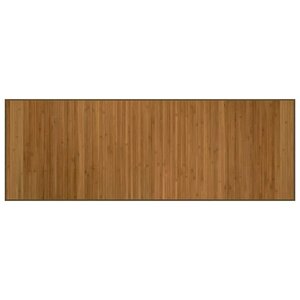 vidaXL Tapis rectangulaire marron 70x200 cm bambou