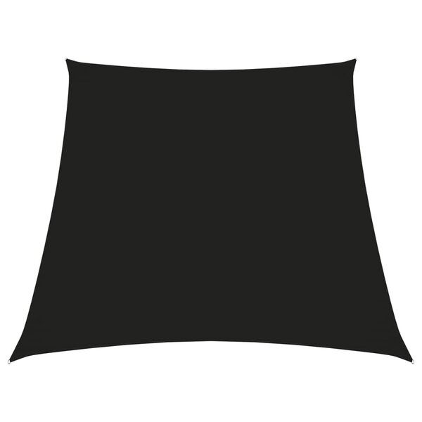 vidaXL Voile de parasol Tissu Oxford trapèze 2/4x3 m Noir