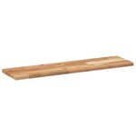 vidaXL Dessus de table rectangulaire 80x20x2 cm bois massif d'acacia