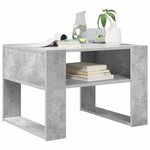 vidaXL Table basse Gris béton 66 x 53 x 45 cm Bois d'ingénierie
