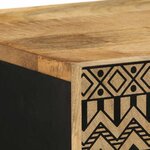 vidaXL Buffet haut 40x33 5x110 cm bois de manguier brut massif