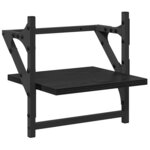 vidaXL Ensemble d'étagères murales 6 Pièces Chêne noir 100 x 25 x 30 cm