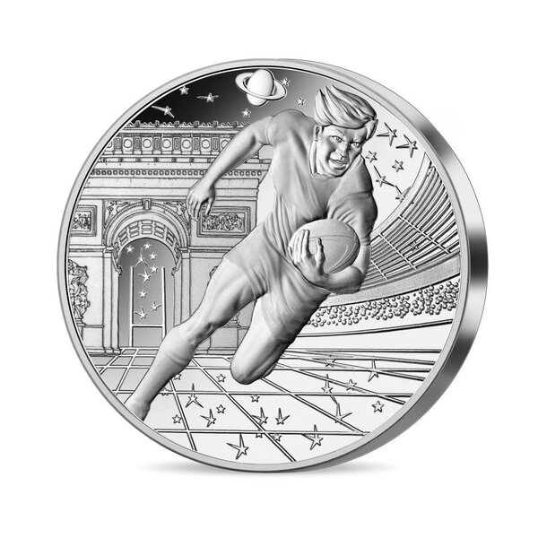 Coupe du Monde de Rugby France 2023 - Monnaie de 50€ Argent 5oz