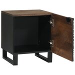 vidaXL Armoires de chevet 2 Pièces 40x33 5x46 cm Bois massif de mangue