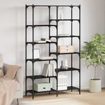 vidaXL Étagère Chêne noir 100 x 32 x 170 cm Bois d'ingénierie
