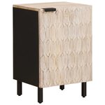 vidaXL Ensembles de salle de bain 4 Pièces Finition Lavage Blanc