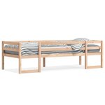 vidaXL Cadre de lit d'enfant 75x190 cm bois de pin massif