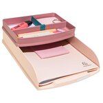Corbeilles À Courrier Combo Styli Skandi - Nude - X 6 - Exacompta