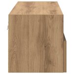 vidaXL Meubles TV muraux 2 Pièces Chêne artisanal 80 x 30 x 30 cm