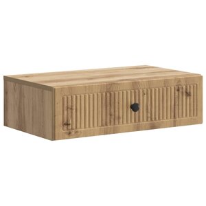 vidaXL Table d'appoint murale 59 x 34 5 x 17 cm Bois d'ingénierie