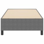 vidaXL Cadre de lit plateforme Gris clair 80 x 200 cm tissu