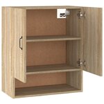 vidaXL Armoire murale Chêne sonoma 60x31x70 cm Bois d'ingénierie