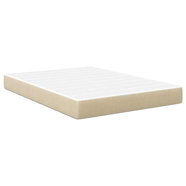 vidaXL Matelas de Lit avec matelas Vert 140 x 190 cm tissu