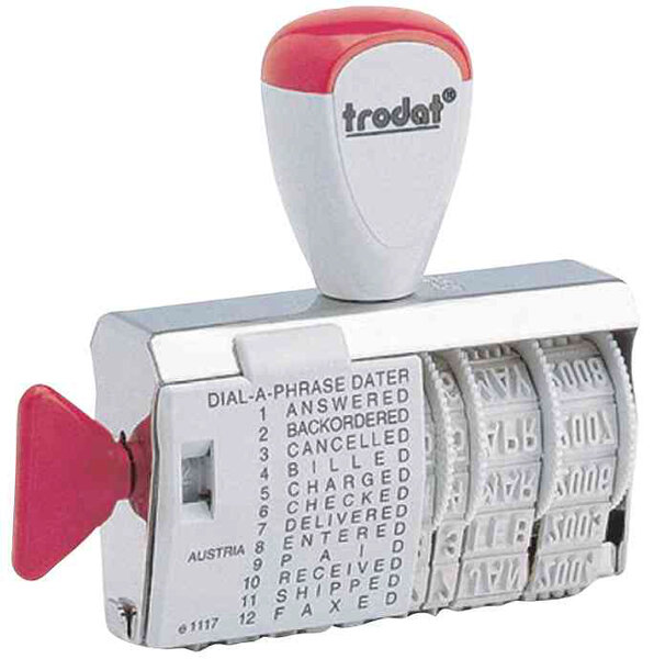 Tampon Dateur -Multiformule 1117 Francais 12 Textes TRODAT