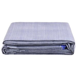 vidaXL Tapis de tente 250x200 cm Bleu