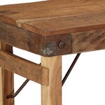 vidaXL Banc 110x35x46 cm en bois massif récupéré