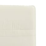 vidaXL Chaises à manger lot de 4 Crème Velours