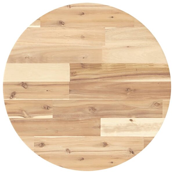 vidaXL Dessus de table rond Ø50x2 cm bois massif d'acacia