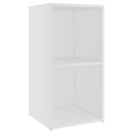 vidaXL Meubles TV 2 Pièces Blanc 72x35x36 5 cm Bois d'ingénierie