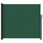 vidaXL Auvent latéral rétractable vert foncé 180x600 cm