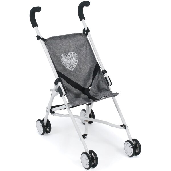 Bayer Chic 2000 601-76 - Mini-Buggy ROMA jean gris pour poupée