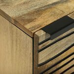 vidaXL Cabinet de chevet 2 Pièces Marron 40 x 33 x 46 cm