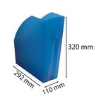 Porte-revues The Magazine Chromaline - Bleu Royal - X 3 - Exacompta