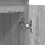 vidaXL Buffet avec tiroirs sonoma gris 100 5x35x76cm bois d'ingénierie