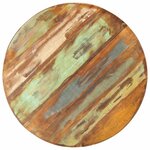 vidaXL Table basse Ø68x43 cm Bois de récupération massif