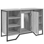 vidaXL Armoire lavabo de salle de bain sonoma gris 91x35x60 cm