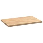 vidaXL Plan de travail de cuisine bois de chêne massif rectangulaire