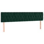 vidaXL Sommier à lattes de lit avec matelas vert foncé 120x190 cm