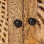 vidaXL Table basse Naturel 80 x 50 x 40 cm Bois de mangue massif