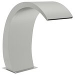 vidaXL Fontaine de piscine 22x60x70 cm acier inoxydable 304