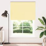 vidaXL Store enrouleur occultant jaune largeur du tissu 141 6 cm