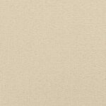 vidaXL Canapé 2 places avec oreillers décoratifs crème 120 cm tissu