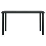 vidaXL Ensemble à manger de jardin 5 Pièces Gris clair