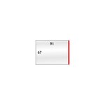 Gaines de protection 67 x 91 mm pour Baseball Cards.