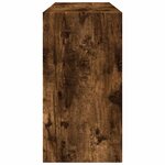 vidaXL Armoire d'évier chêne fumé 90x29x55 cm bois d'ingénierie