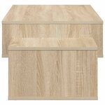 vidaXL Table basse Chêne Sonoma 105 x 50 x 32 5 cm Bois d'ingénierie