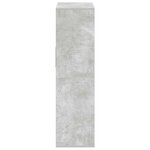 vidaXL Bibliothèque gris béton 66x31x112 cm bois d'ingénierie