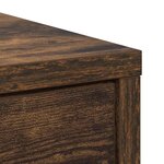 vidaXL Buffet avec tiroirs et portes chêne fumé 70 5x34x74 5 cm