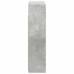 vidaXL Armoire Miroir de Salle de Bain Gris béton 63 5 x 16 x 62 5 cm