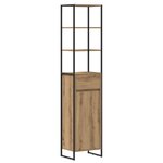 vidaXL Ensemble de mobilier de salle de bain Chêne artisanal