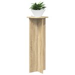 vidaXL Support de Plante 2 pièces Chêne Sonoma Ø40 x 100 cm