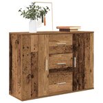 vidaXL Buffet vieux bois 90x29 5x65 cm bois d'ingénierie