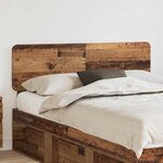 vidaXL Tête de lit Bois Ancien 160 cm Bois d'ingénierie