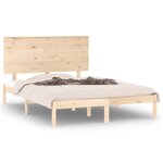 vidaXL Cadre de lit sans matelas 140x200 cm bois massif de pin