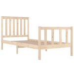 vidaXL Cadre de lit sans matelas bois massif