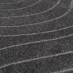 vidaXL Tapis de surface Carré HUARTE Anthracite 240 x 240 cm Polyester